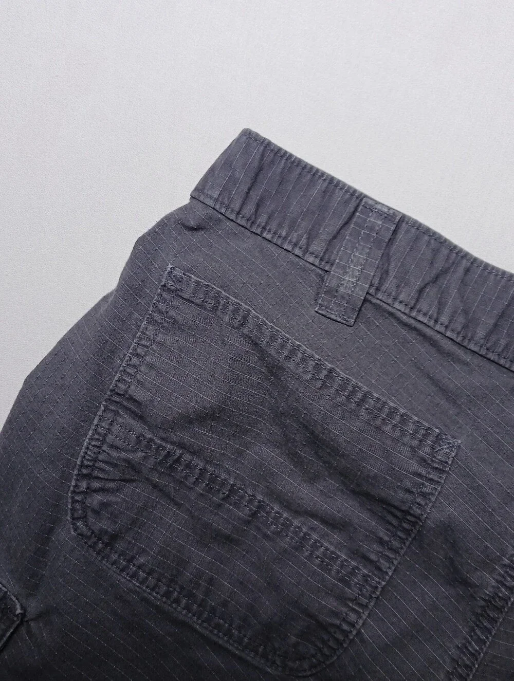 Carhartt Force Broxton Ripstop Cargo Shorts 36 Gray Relaxed Fit 103543
